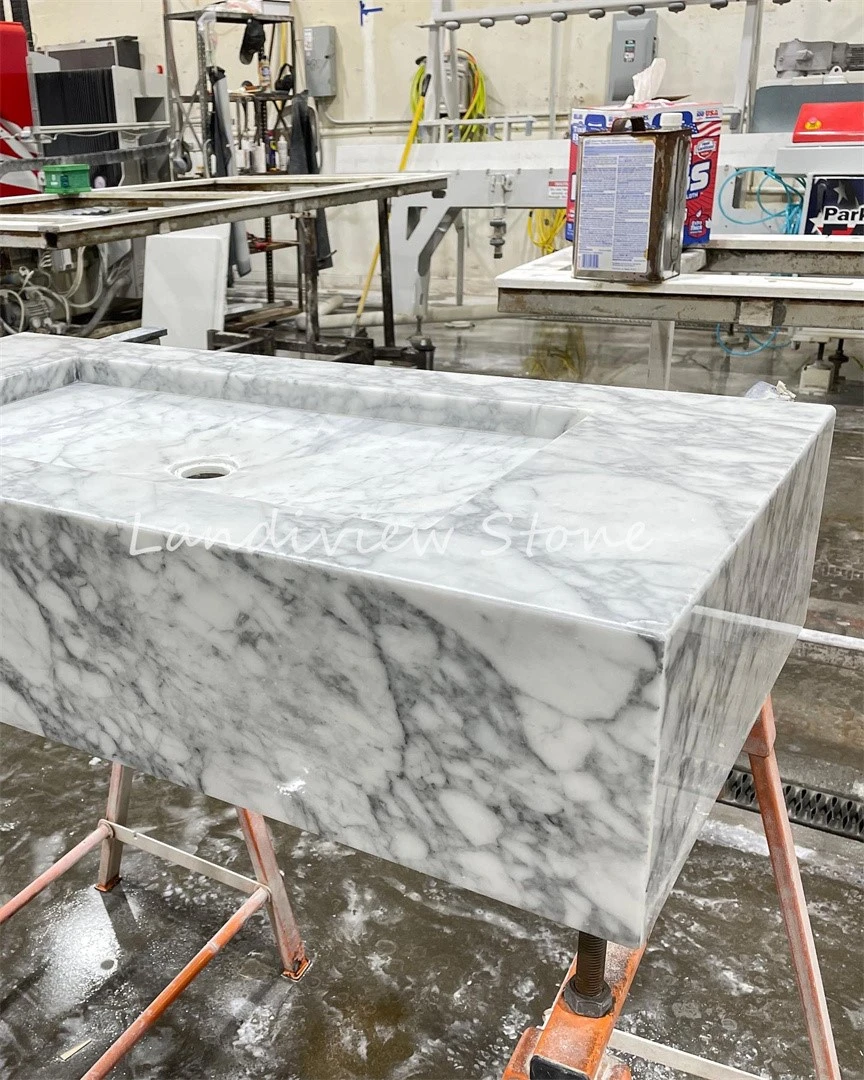 Bianco Arabescato Marble Vanity 4 Bianco Arabescato Marble Vanity 4