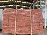 Iranische rote Travertinplatte